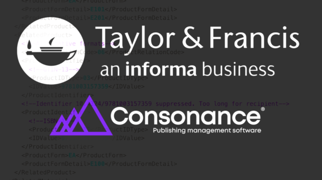 A combination of Taylor and Francis and Consonance logos